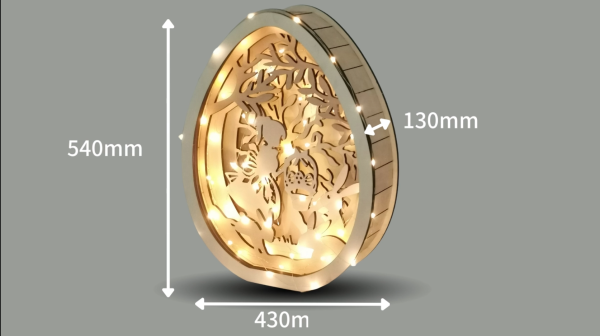 Spider X1 Laser Engraver Puts The Wizard of Oz in a Decorative “egg”