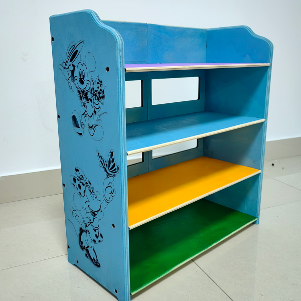 Children’s shoe cabinet made with Spider X1 laser engraving machine