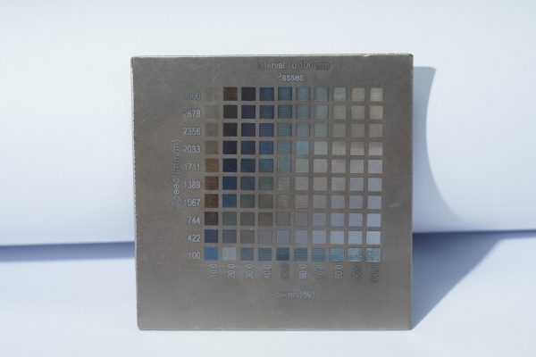 Parameter setting test sharing: Titanium Alloy