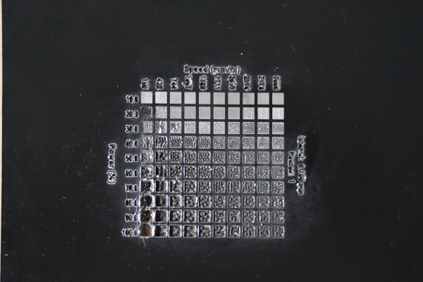 Parameter setting test sharing: Aluminum plastic plate
