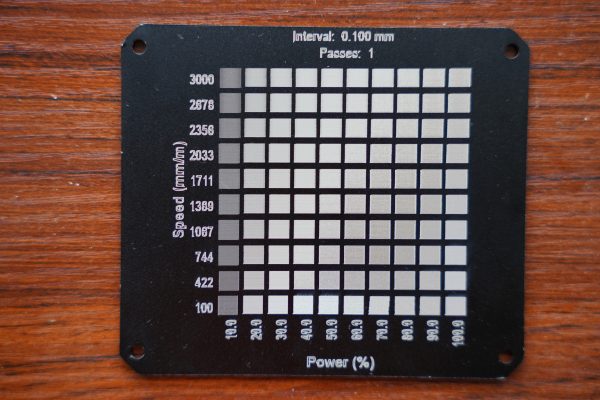 Parameter setting test sharing: electroplated black aluminum alloy