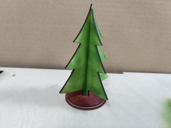 A Festive Christmas Tree Crafted with Spider X1 Series Laser Engravers