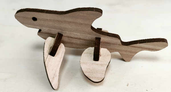 Shark Masterpiece: Experience the Wonder of Laser Engraved Shark Models with Spider X1S