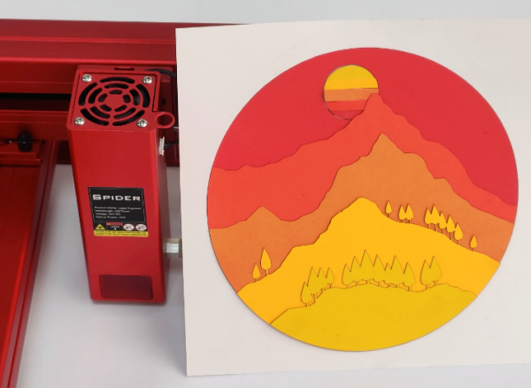 Creating Beautiful Papercut Art with the Spider A1 Laser Engraving Machine