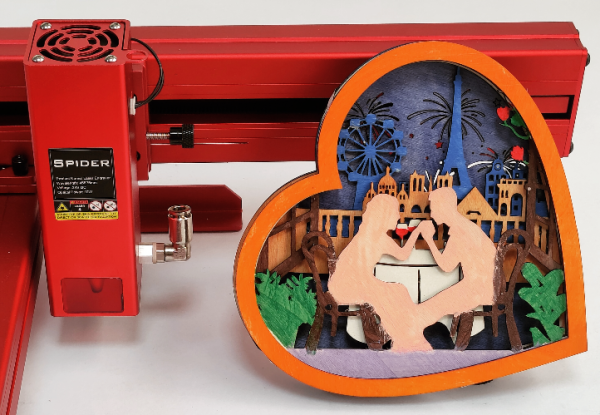 A Beautiful Valentine’s Day Gift: Laser Engraved Love Story